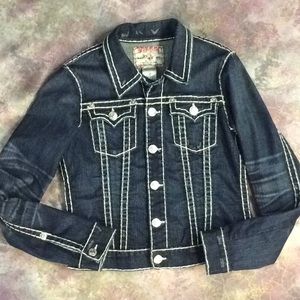 True Religion Denim EMILY Super T Sz L